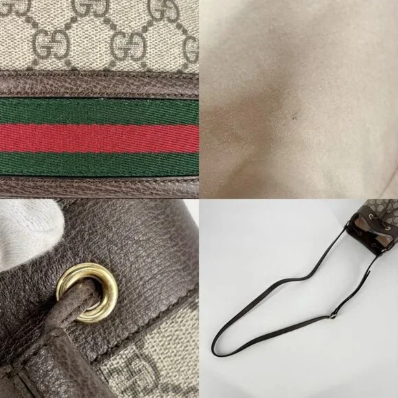 Gucci Shoulder Bag Ophidia Mini Bucket Bag Shoulder Crossbody Sherry - Picture 6 of 8